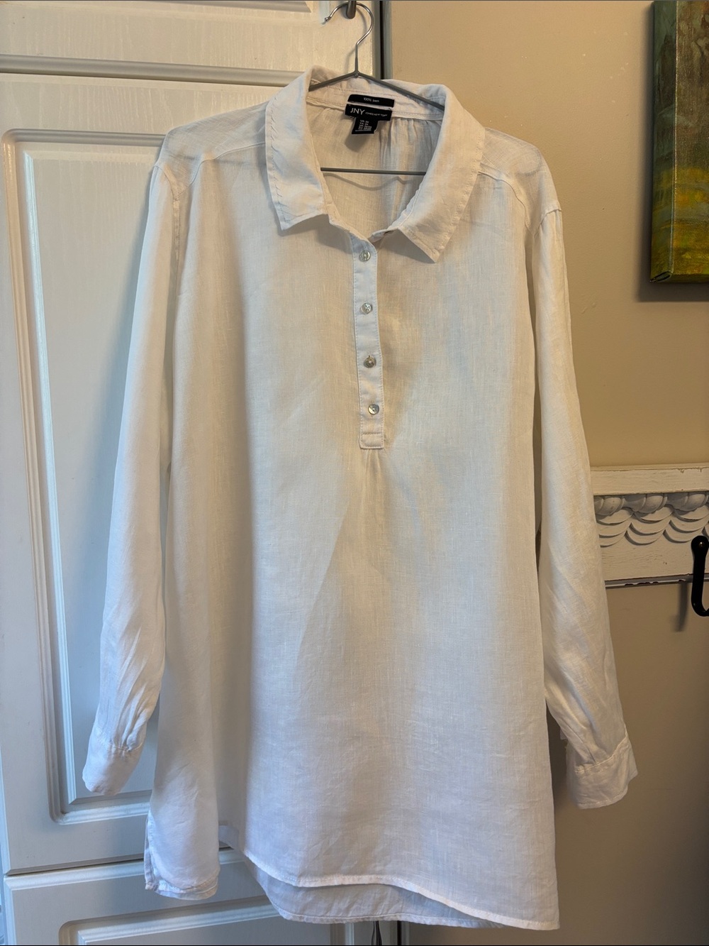 Jones New York linen blouse